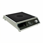 Thumbnail image #1 for Vollrath MPI4-1800 Countertop Single-Burner Induction Cooktop, 1800W, 120V, Stainless Steel, Knob Control, Pan Detection