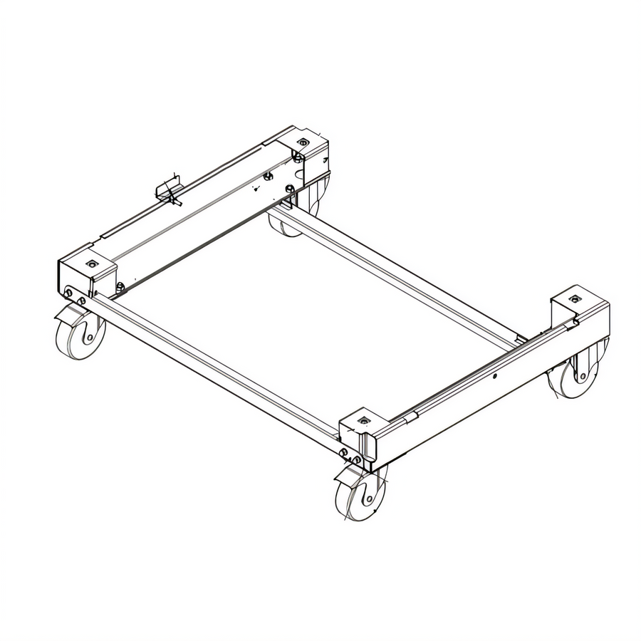 Product image #1 for RATIONAL Mobile Undercarriage for Combi Ovens, Fits Models 61/101, Stainless Steel