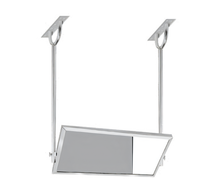 Product image #1 for Advance Tabco Ceiling Mounted Tilting Demo Mirror, 48-Inch, Stainless Steel