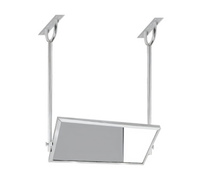 Advance Tabco Ceiling Mounted Tilting Demo Mirror, 48-Inch, Stainless Steel