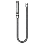Thumbnail image #1 for T&S Brass B-0036-H-SWV 36-Inch Flexible Stainless Steel Pre-Rinse Replacement Hose with Gray Handle and Swivel