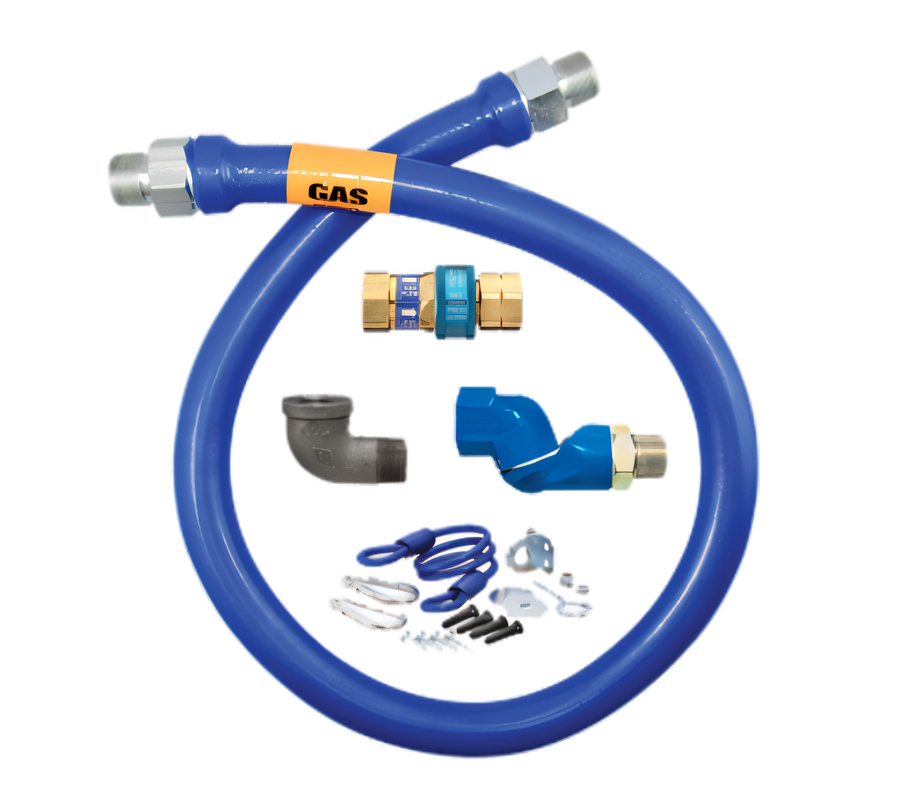 Product image #1 for Dormont Manufacturing 1675BPQSR48BX Dormont Blue Hose Gas Hose
