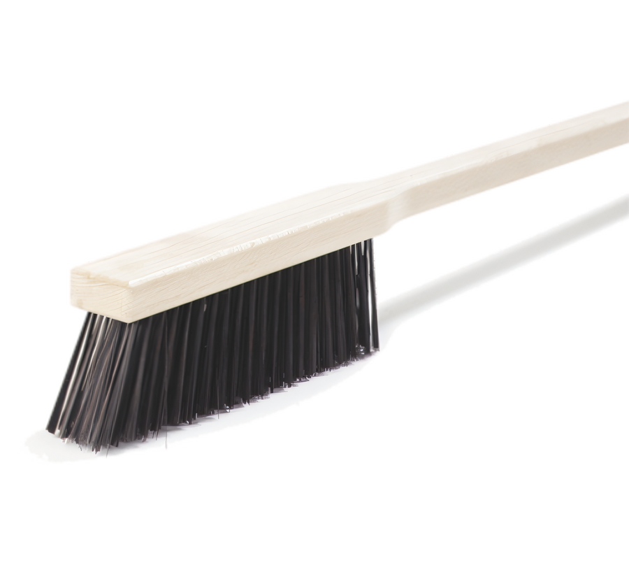 Product image #1 for Sparta Pizza/BBQ Oven Brush with 5-1/2-Inch Brush Head, 33-Inch Hardwood Handle, and Carbon Steel Wire Bristles