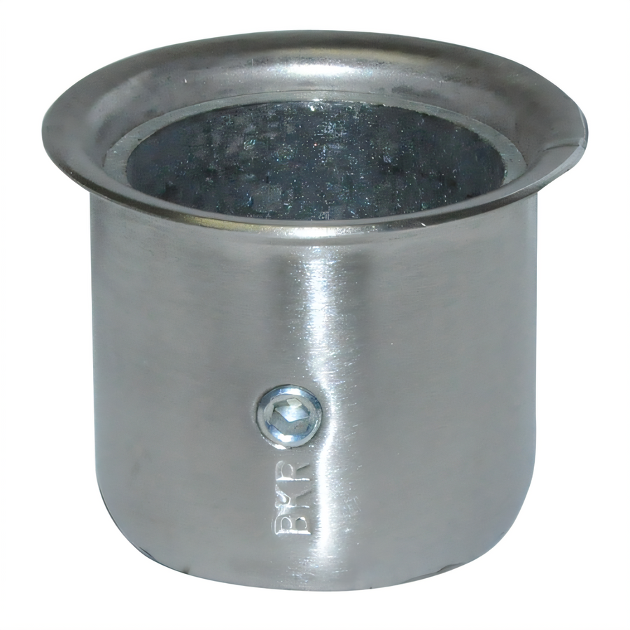 Product image #1 for BK Resources Stainless Steel Mini Gusset Leg Socket with Flare for 1-5/8-Inch Tubing