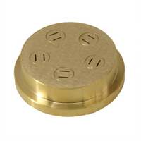Omcan #26 6 mm Brass Tagliatelle Pasta Machine Die