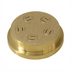 Thumbnail image #1 for Omcan #26 6 mm Brass Tagliatelle Pasta Machine Die