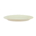 Thumbnail image #2 for Crestware Dover White Oval Ceramic Platter, 8-3/8 x 6 Inch, Wide Rim, Rolled Edge