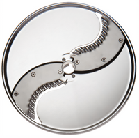 Dito Sama Stainless Steel 6 mm Corrugated S-Blade Pressing/Slicing Disc for Commercial Food Processors