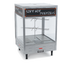 Thumbnail image #1 for Countertop Revolving Pretzel Merchandiser with Tempered Glass Case and Illuminated Interior