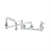Thumbnail image #1 for T&S Brass B-0265 Backsplash-Mounted Double Pantry Faucet with 18-Inch Double Joint Swing Nozzle