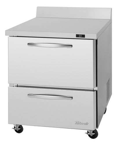 Product image #1 for Turbo Air PRO Series 27-1/2 Inch One-Section 2-Drawer Worktop Refrigerator