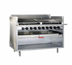 Thumbnail image #1 for Magikitch'n FM-RMB-648CR 48-Inch Gas Radiant Floor Charbroiler with EZ-Tilt Round Rod Grates and Open Cabinet Base