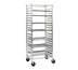Thumbnail image #1 for Panco Mobile Full-Height Side-Loading Aluminum Pan Rack for 18 x 26 Inch Sheet Pans, 20-Pan Capacity