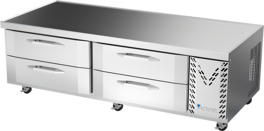 Product image #1 for Victory V-Core 72-Inch Two-Section 4-Drawer Chef Base Refrigerator