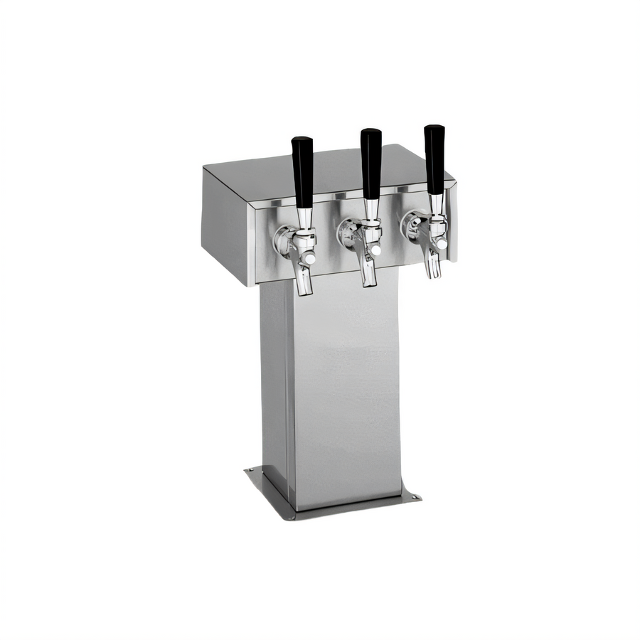 Product image #1 for Perlick 2-Faucet Stainless Steel Tee Beer Tower with 630SS Faucets