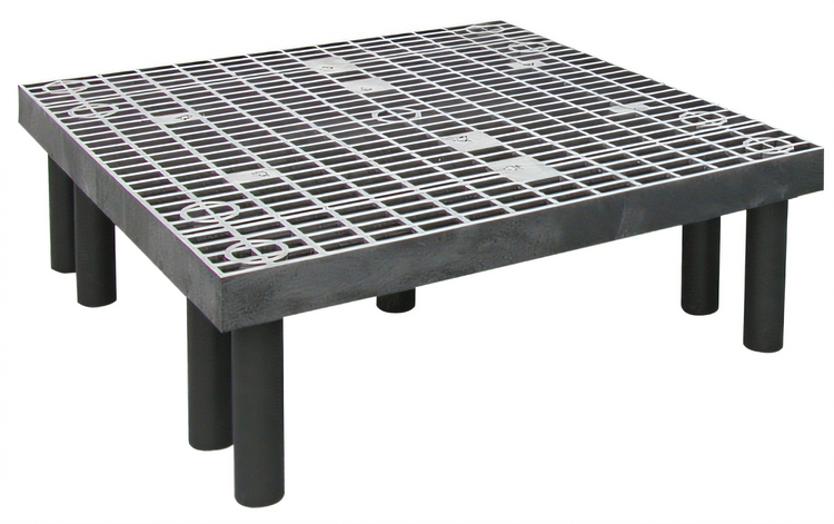 Product image #1 for Quantum Vented Polyethylene Dunnage Rack, 750 lb Capacity