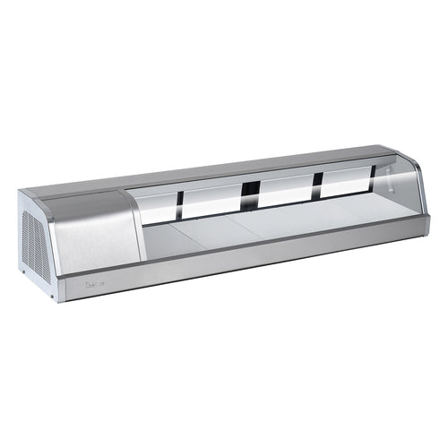 Product image #1 for Turbo Air 59-3/4-Inch Refrigerated Sushi Case with Right-Side Compressor