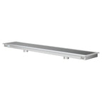 Thumbnail image #1 for Koolmore KM-FTG-2472 Commercial Floor Trough Drain, 24 x 72 in, 14-Gauge 304 Stainless Steel, Subway-Style Grating, Removable Basket