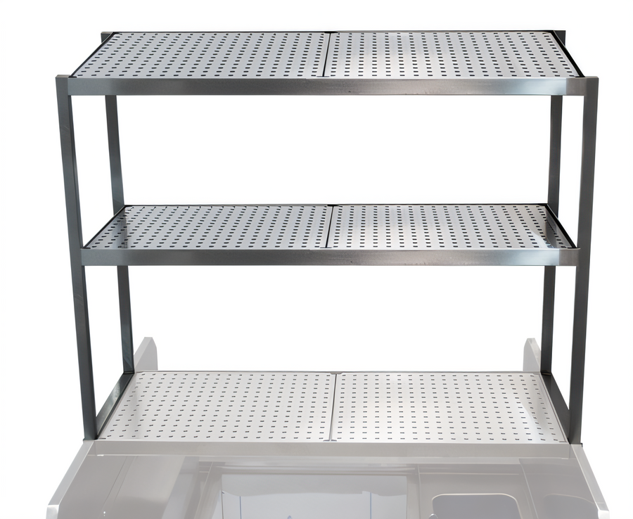 Product image #1 for Advance Tabco Prestige 44" Double Overshelf for Pass-Thru Workstations