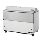 Thumbnail image #1 for True Mfg. - General Foodservice TMC-58-HC Mobile Milk Cooler Cart, 16-Crate, Forced-Air, White Vinyl