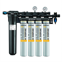 Everpure Coldrink 4-7FC Commercial Water Filtration System, 10 GPM, 100,000-Gallon Capacity
