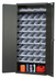 Thumbnail image #1 for Quantum Heavy-Duty Upright Bin Cabinet with 45 Clear Bins, 36W x 18D x 78H
