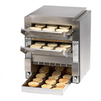 Holman DT14 Dual Horizontal Conveyor Toaster, 14-Inch Wide Belt, Adjustable Opening, 208V