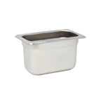 Thumbnail image #1 for Omcan USA 81123 1/9 Size Solid Stainless Steel Steam Table Pan, 6" Deep, Anti-Jam