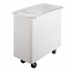 Thumbnail image #1 for Cambro 34 Gallon Mobile Ingredient Bin with Clear Sliding Lid and Casters