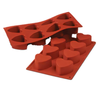 Silikomart Heart Silicone Mold, 8-Cavity