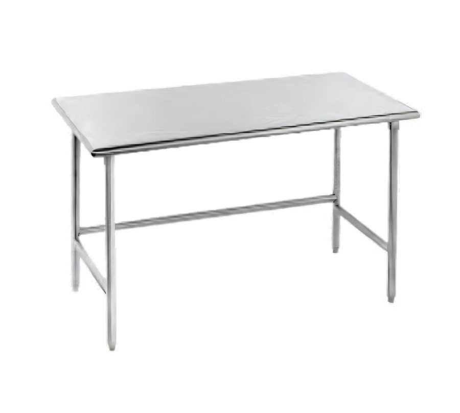 Product image #1 for Advance Tabco 48" x 48" 14-Gauge 304 Stainless Steel Top Work Table with Galvanized Base