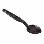 Thumbnail image #2 for Cambro SPO11CW110 Solid Polycarbonate Deli Serving Spoon, 11", Notched Back, Hanging Hole, Black Case of 12