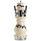 Thumbnail image #1 for Micro Matic USA CT400-2 Countertop Air-Cooled Ceramic Draft Beer Tower, 2-Faucet
