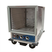 BK Resources Mobile Half-Size Heater Proofer Cabinet, 10 Pan Capacity, Non-Insulated