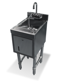 Underbar Freestanding Hand Sink with Soap and Towel Dispenser