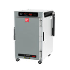 Thumbnail image #1 for Metro HotBlox™ HBCN8-DSPC-UC Narrow 8-Pan Pass-Thru Undercounter Heated Holding Cabinet with Digital Touchscreen and Solid Front/Clear Rear Doors