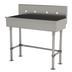 Thumbnail image #1 for Advance Tabco 40-Inch ADA-Compliant Freestanding Multiwash Hand Sink with Backsplash