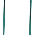 Thumbnail image #1 for Quantum UH18P Commercial Cart U-Handle, 18 in W x 31-1/2 in H, Green Epoxy Antimicrobial Finish
