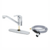 Thumbnail image #1 for T&S Brass B-2730-07 Single Lever Deck Mount Faucet with 9-Inch Swivel Spout and Side Spray
