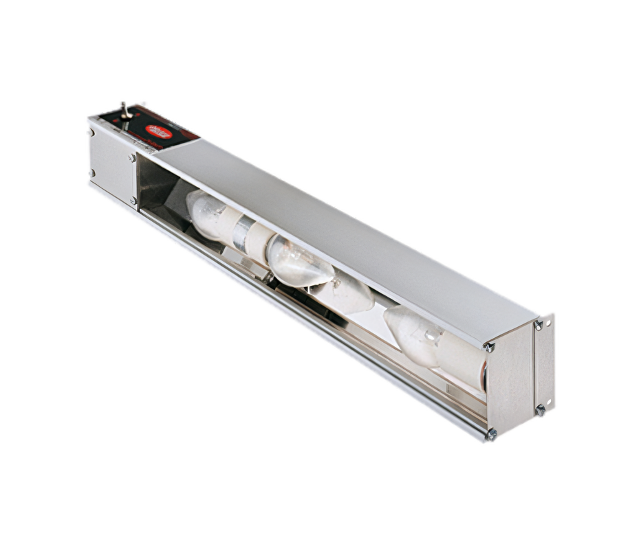 Product image #1 for Hatco Glo-Rite 48-Inch Strip-Style Food Heat Lamp Display Light with Aluminum Housing and Toggle Switch, 120V
