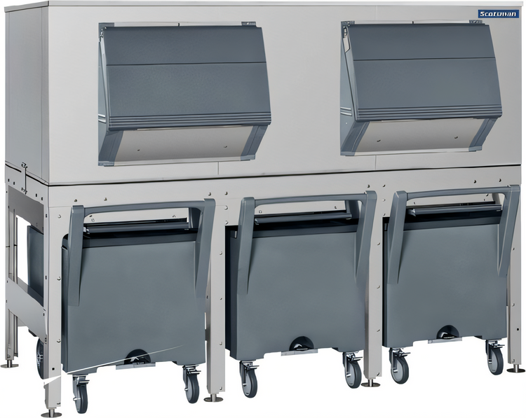 Product image #1 for Scotsman Ice Express Ice Transport System with 3 Bays and 3 Roll-Under Carts, 1,716 lb Capacity