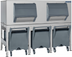 Thumbnail image #1 for Scotsman Ice Express Ice Transport System with 3 Bays and 3 Roll-Under Carts, 1,716 lb Capacity