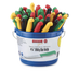 Thumbnail image #1 for Mundial 4-1/4 Inch Micro-Serrated Utility Knife, Assorted Colors, 48-Piece Bucket