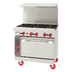 Thumbnail image #1 for American Range 36-Inch Gas Restaurant Range with 6 Open Burners and Convection Oven