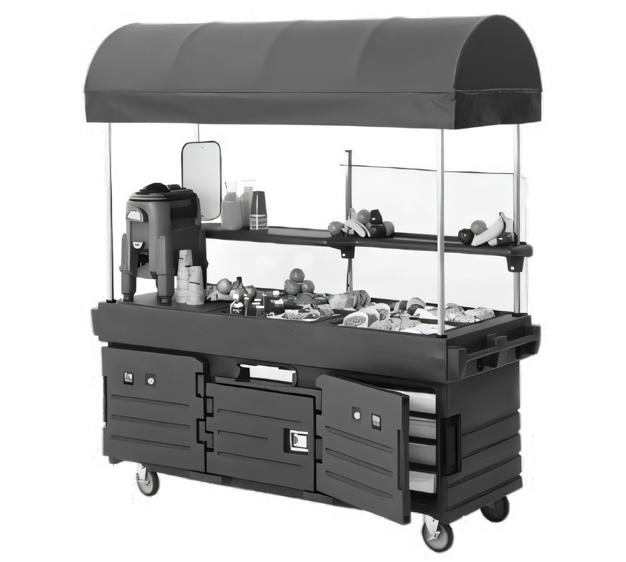 Product image #1 for Cambro KVC854C191 CamKiosk® Food Cart