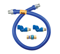 Dormont Blue Hose 3/4-Inch ID x 60-Inch Moveable Gas Connector Hose Assembly with SnapFast Quick-Disconnect and Dual Swivel MAX
