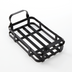 Thumbnail image #1 for American Metalcraft Rectangular Black Metal Condiment Rack with Handles, 9 x 6 x 3-1/2 Inches