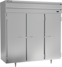 Beverage-Air P Series Three-Section Reach-In Freezer, 68.34 Cu. Ft., Solid Locking Doors, Top-Mounted Self-Contained Refrigeration