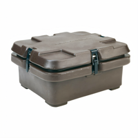 Cambro Camcarrier® Insulated Half-Size Top-Loading Food Pan Carrier, Dark Brown