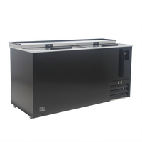 Kelvinator Commercial 65-Inch Slide Top Bottle Cooler, 19 Cu. Ft., Side-Mounted Refrigeration